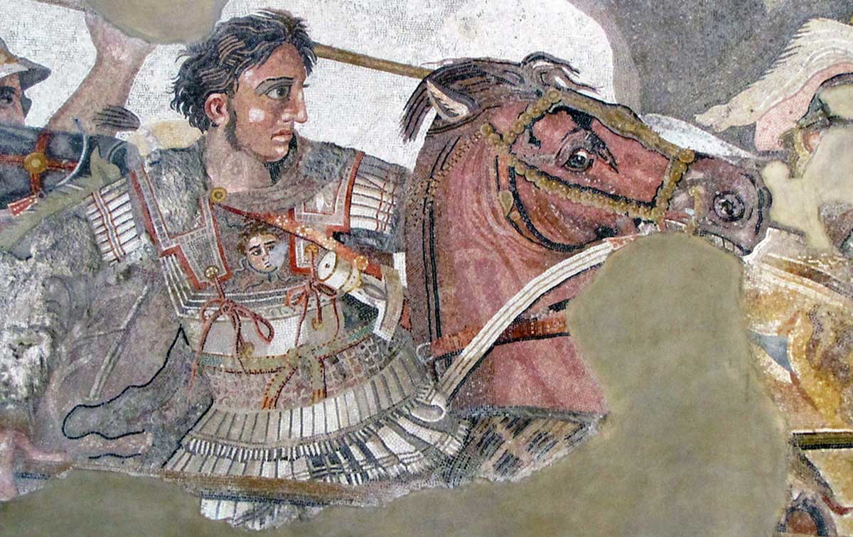 alexander mosaic detail