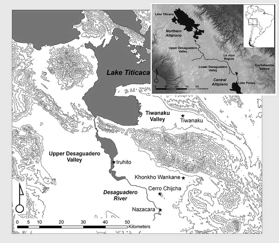 bolivia map pre columbian pumapunku