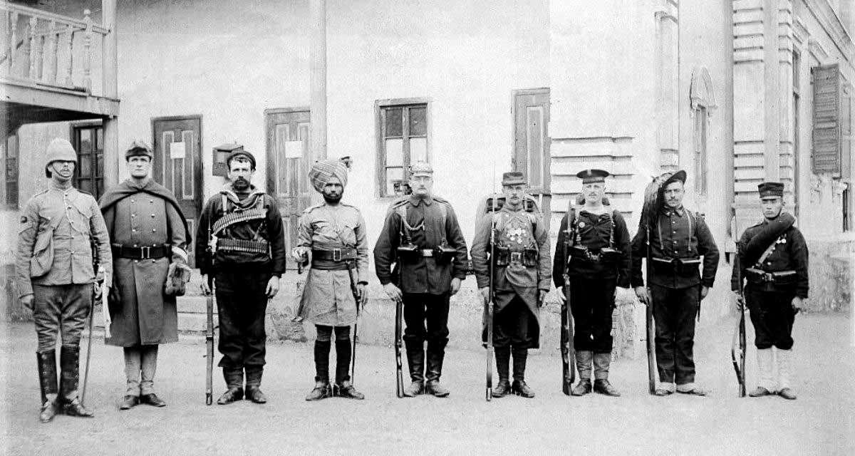 boxer rebellion soldiers 1900