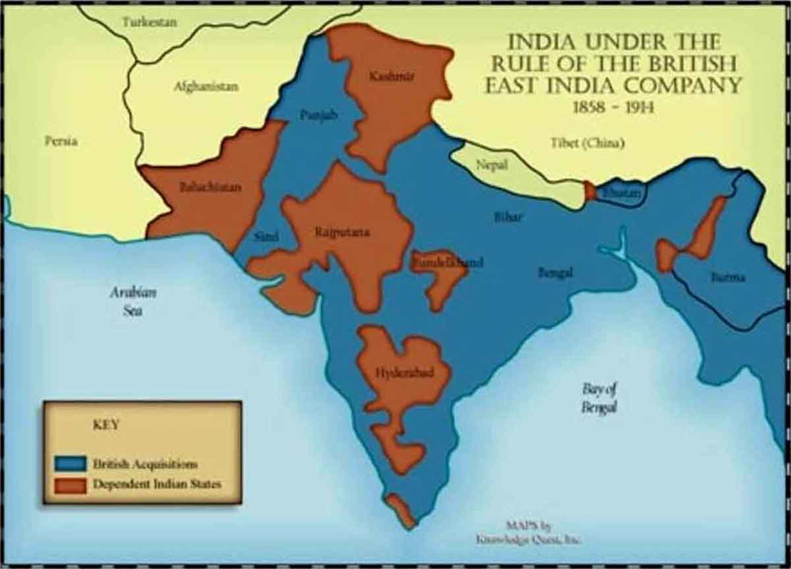 british east india company rule in india