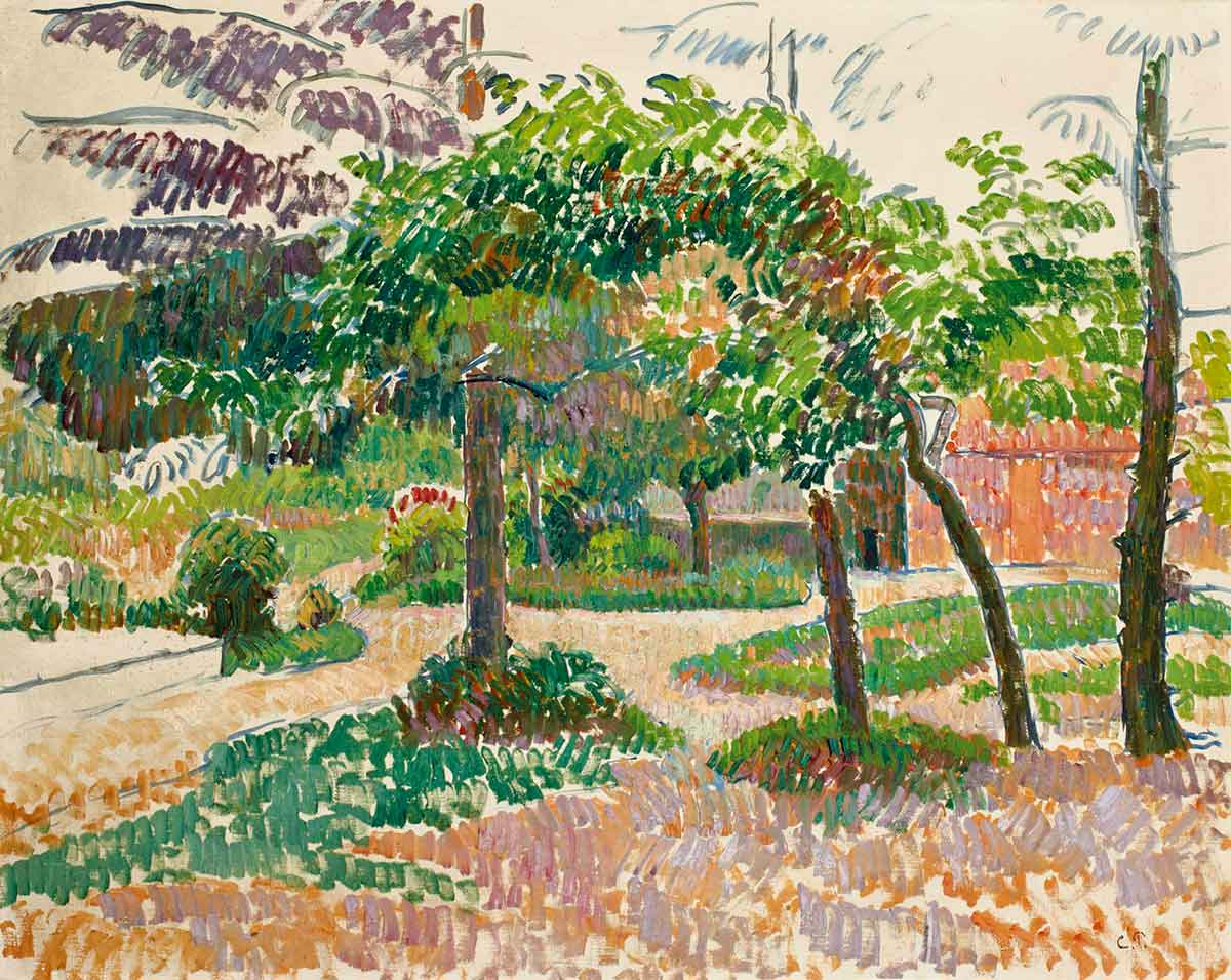 camille pissarro le jardin a Eragny