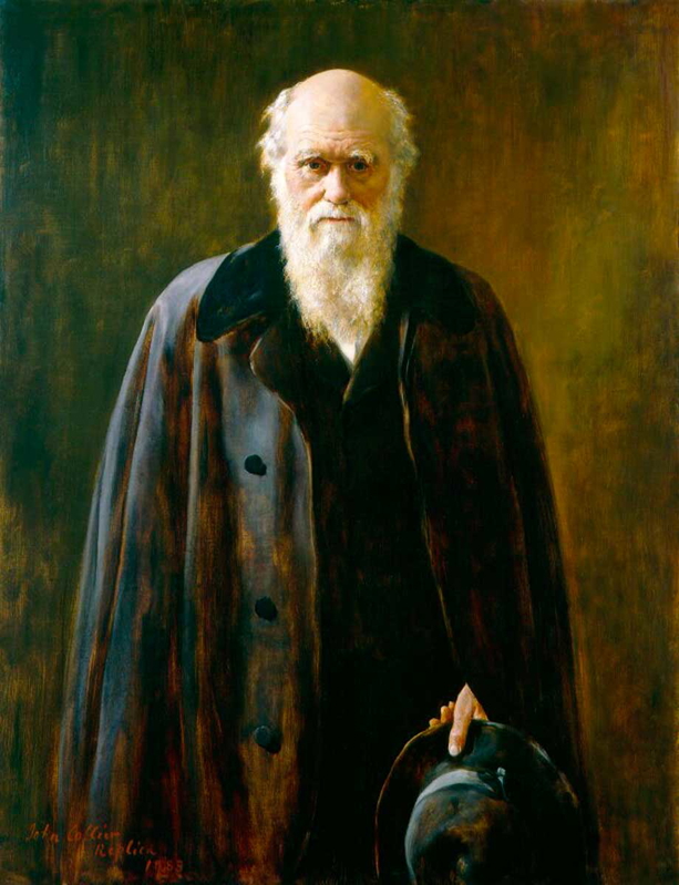 collier charles darwin painting