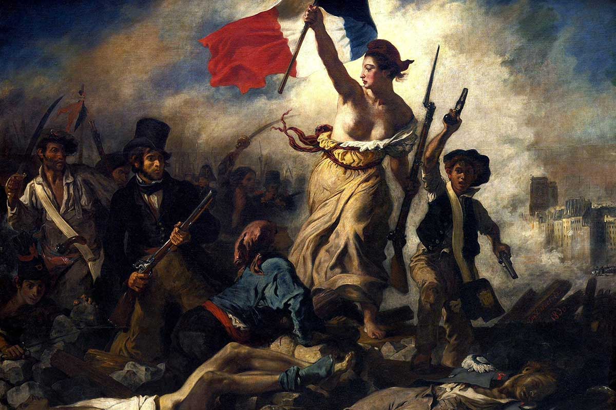 delacroix liberty painting avant-garde art