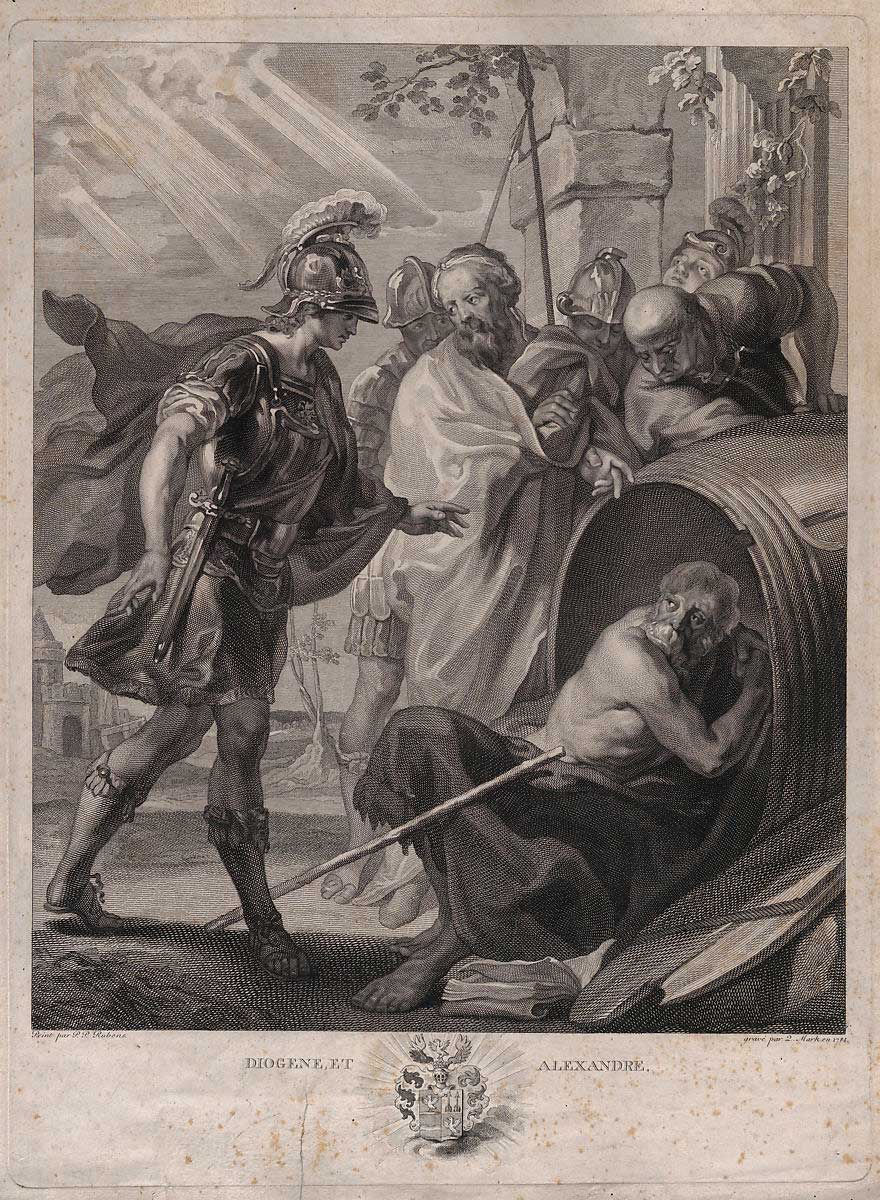 diogenes of sinope illustration