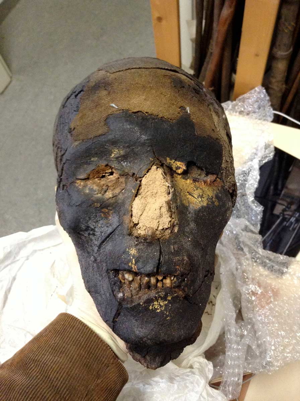 egyptian mummy head archaeology