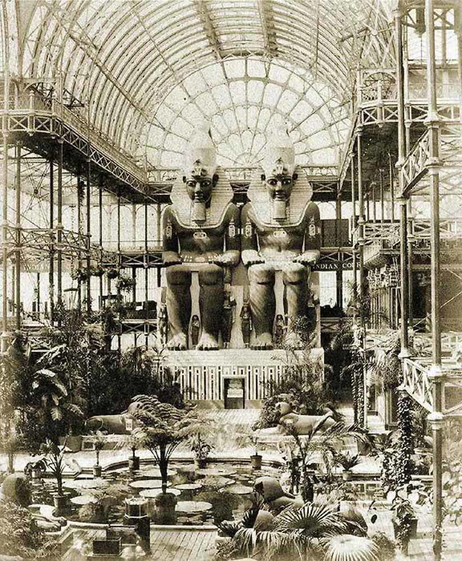 egyptomania figures crystal palace london exhibition