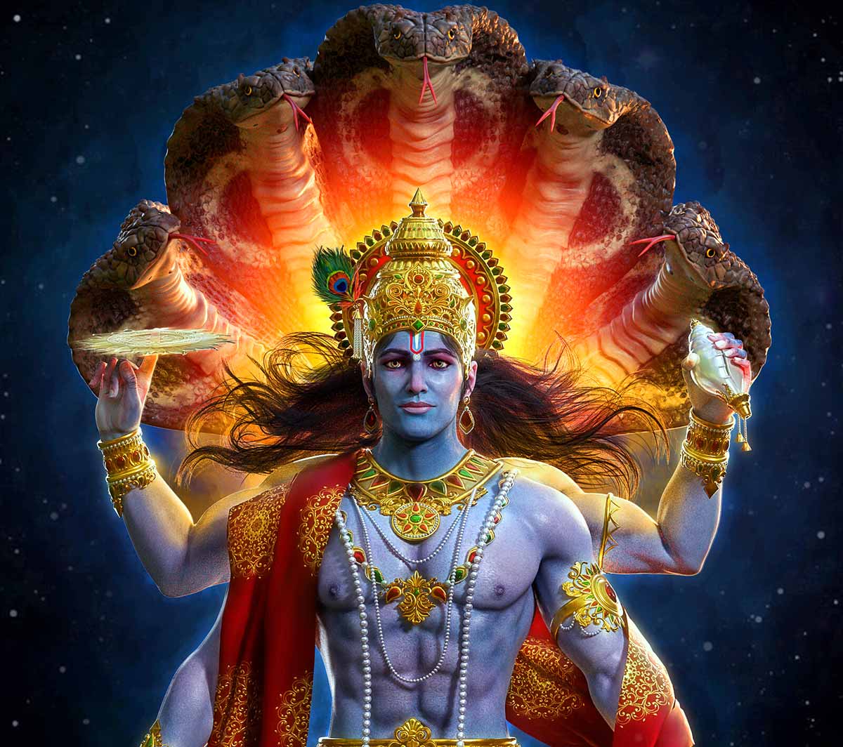 god vishnu artwork