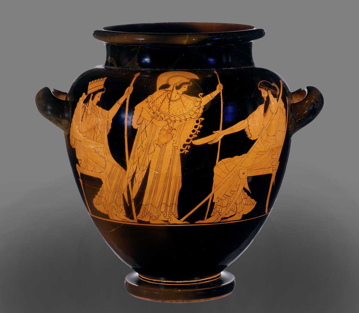 hera athena zeus bell krater