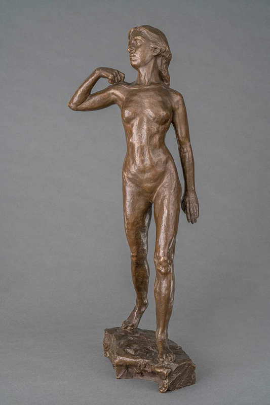 hilda flodin gymnast bronze sculpture
