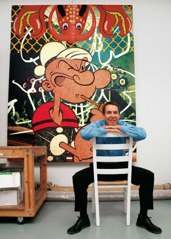jeff koons in studio