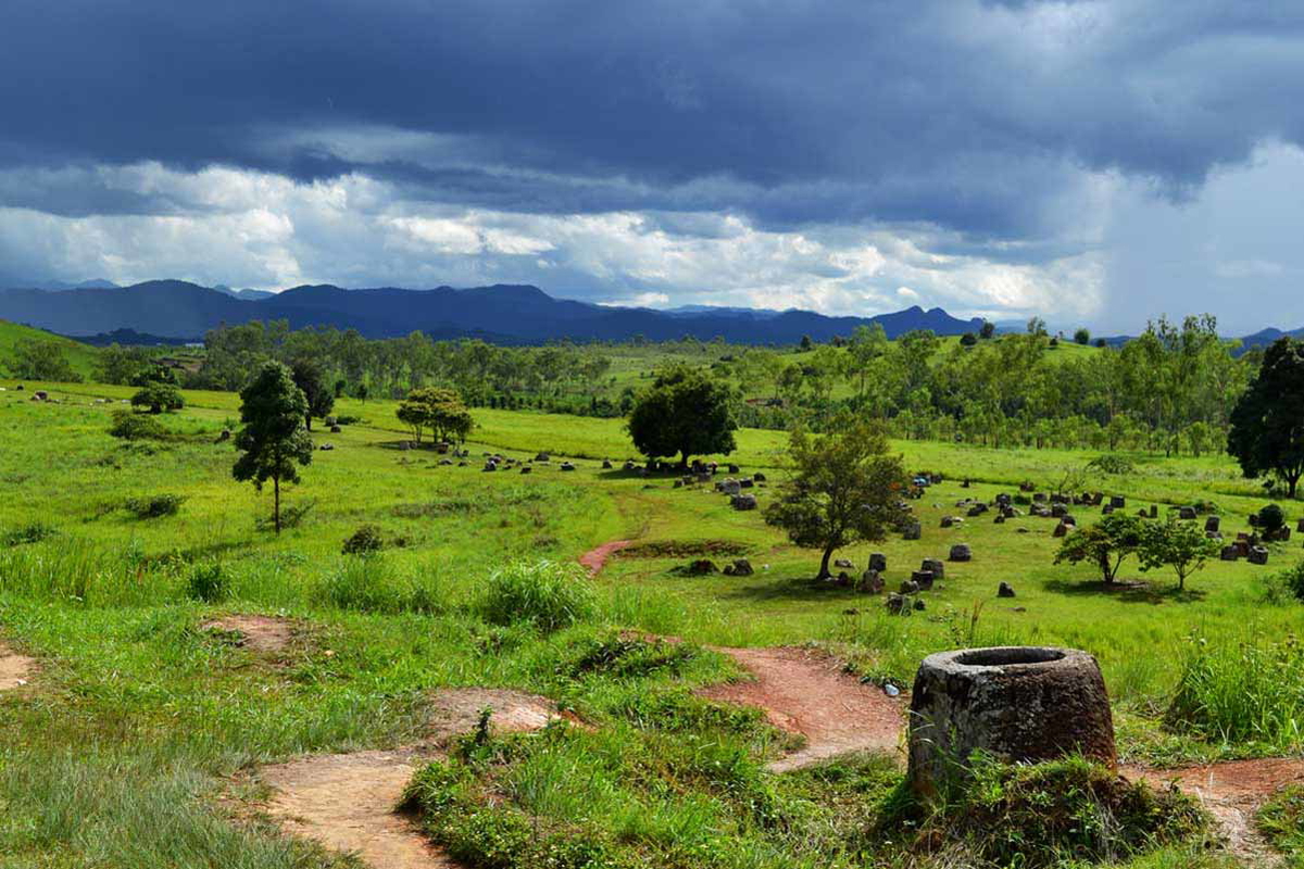 laos plain jars megalith human burials