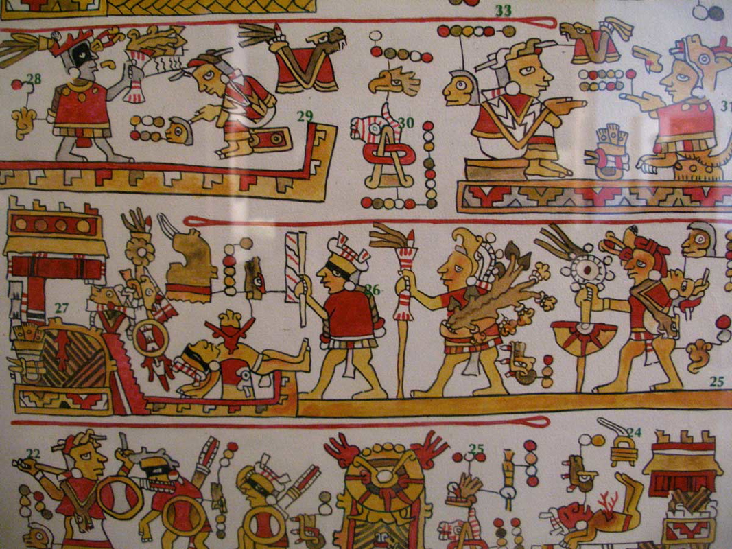 mayan glyphs human sacrifice