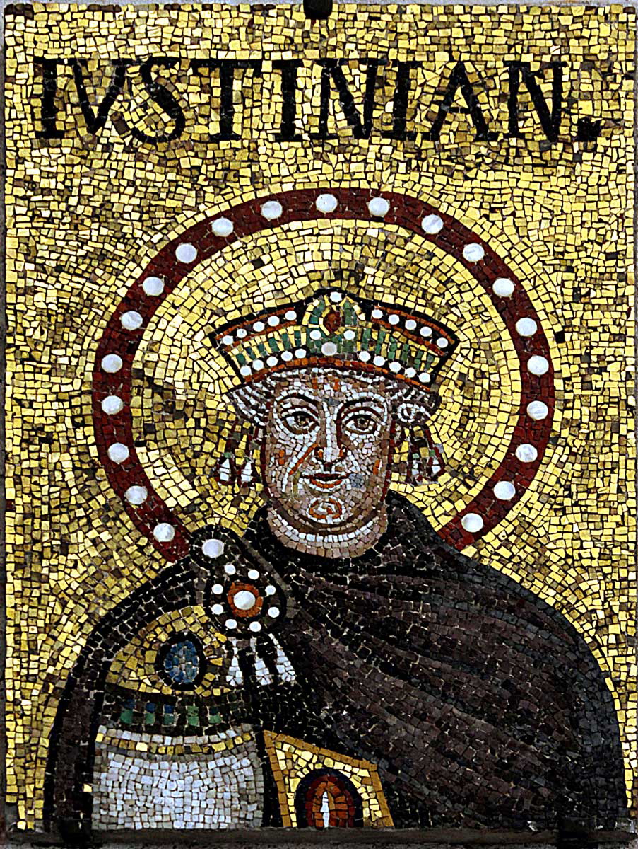 mosaic of justinian ravenna procopius secret history