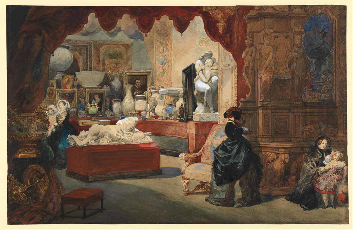 museum interior eugene louis lami aesthetics