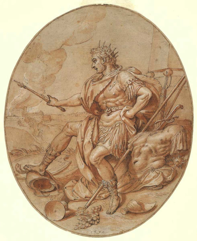 King Nebuchadnezzar Besieging Jerusalem, artwork