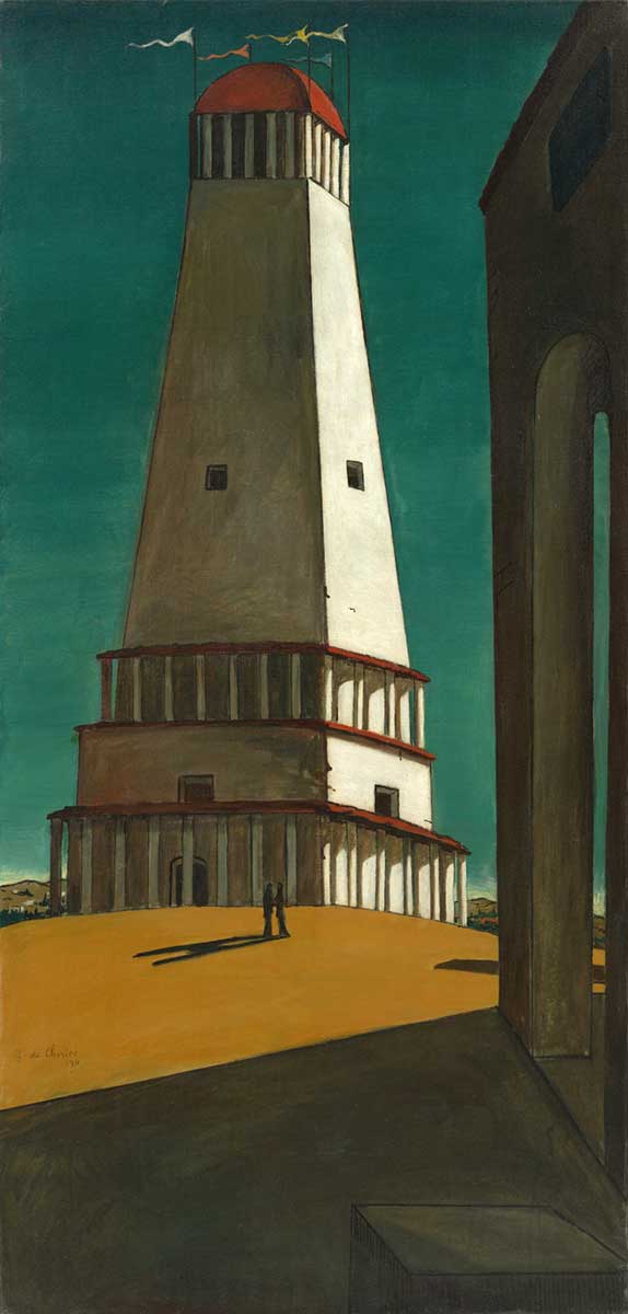 nostalgia of the infinite painting giorgio de chirico