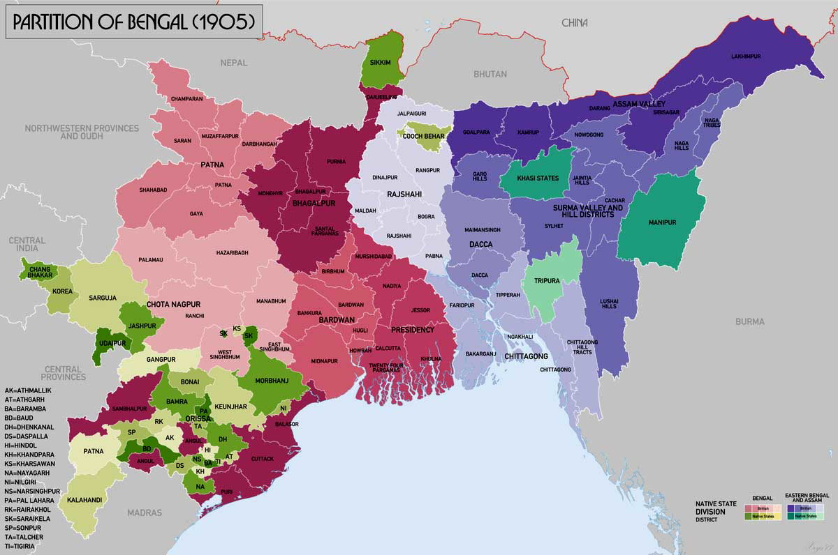 partition bengal 1905