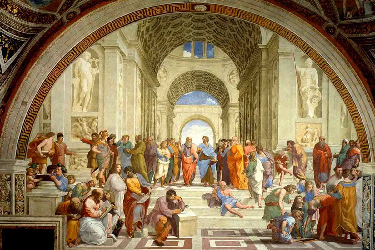 plato academy raphael