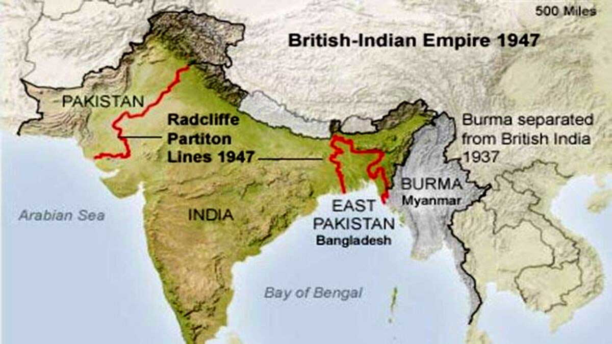 radcliffe lines partition of india