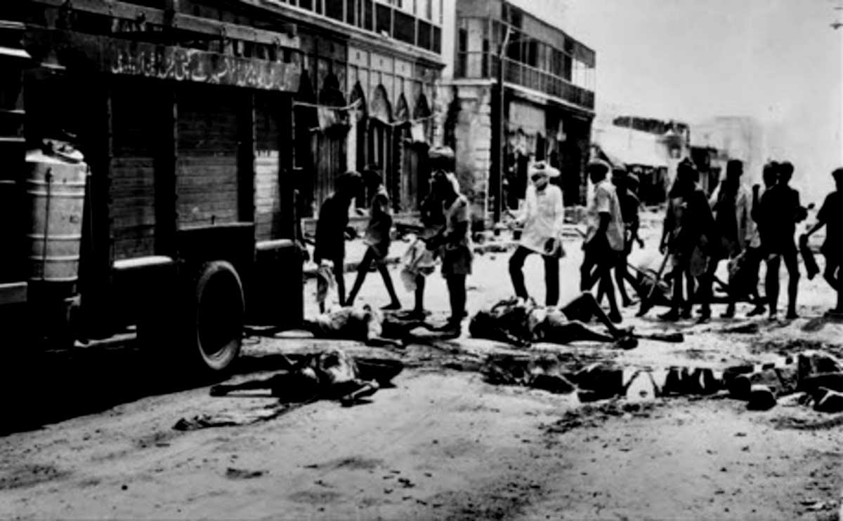 riot victims removed street delhi 1947