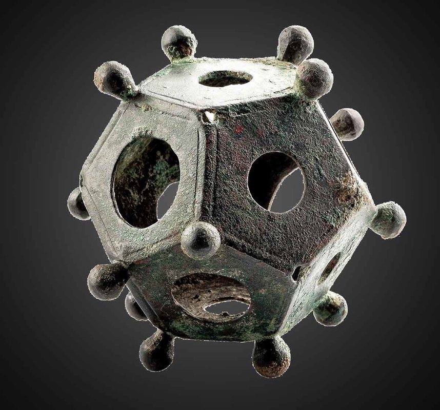 roman dodecahedron tongeren bronze