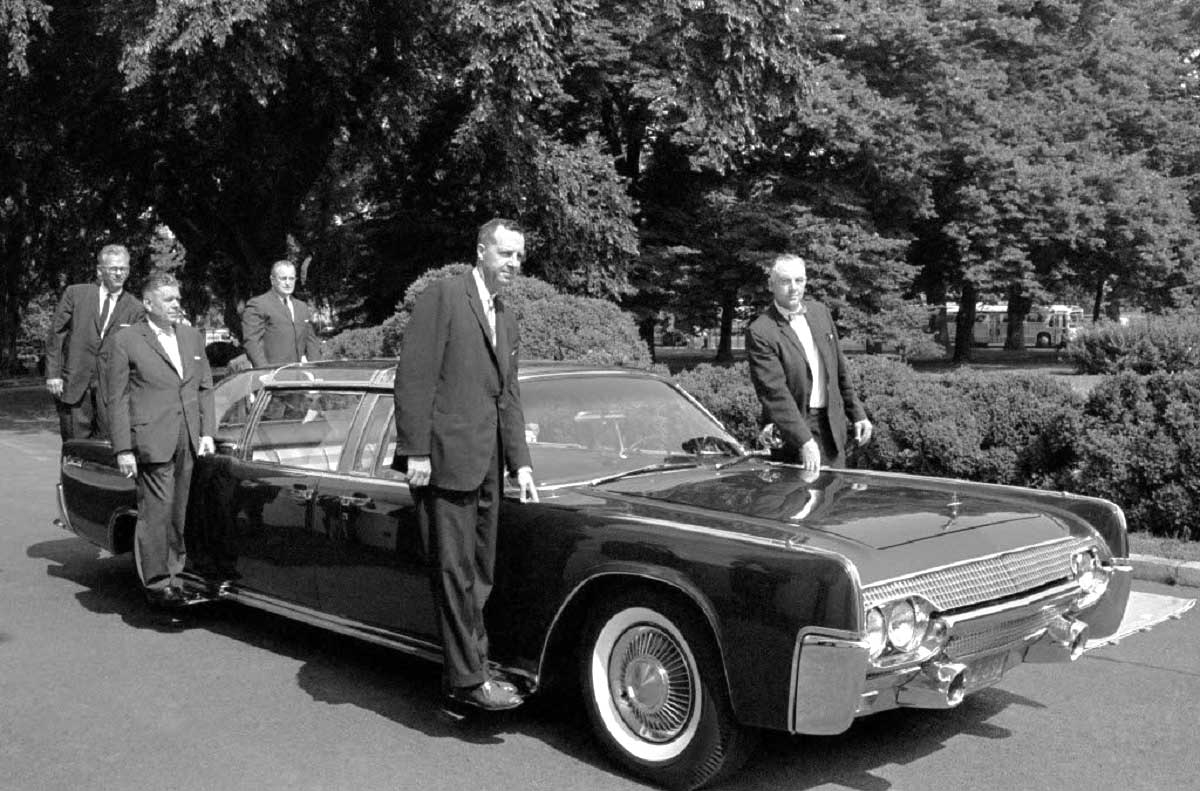 secret service ride on jfk limo
