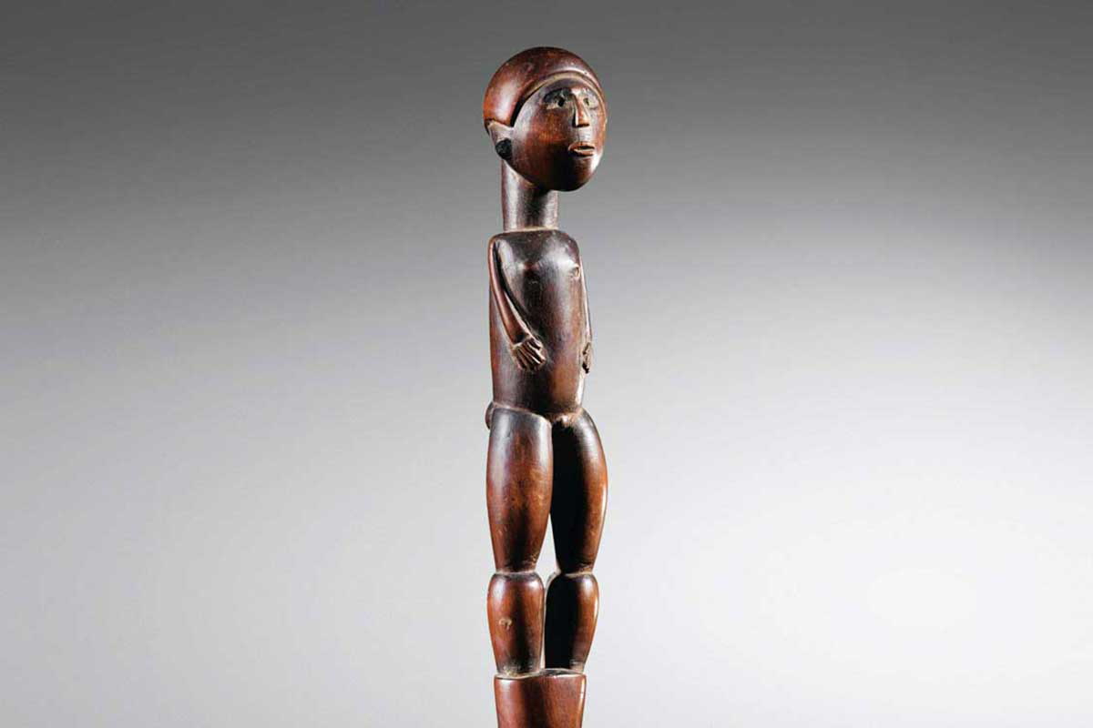tsonga art wooden staff