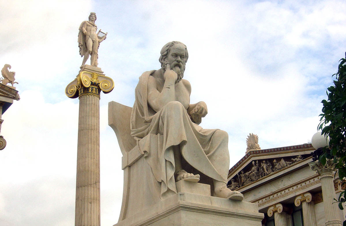 statue socrates leonidas drosis