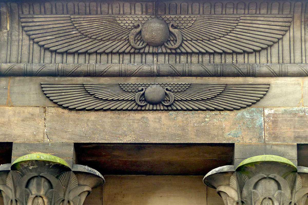 temple hill mill leeds egyptian style detail
