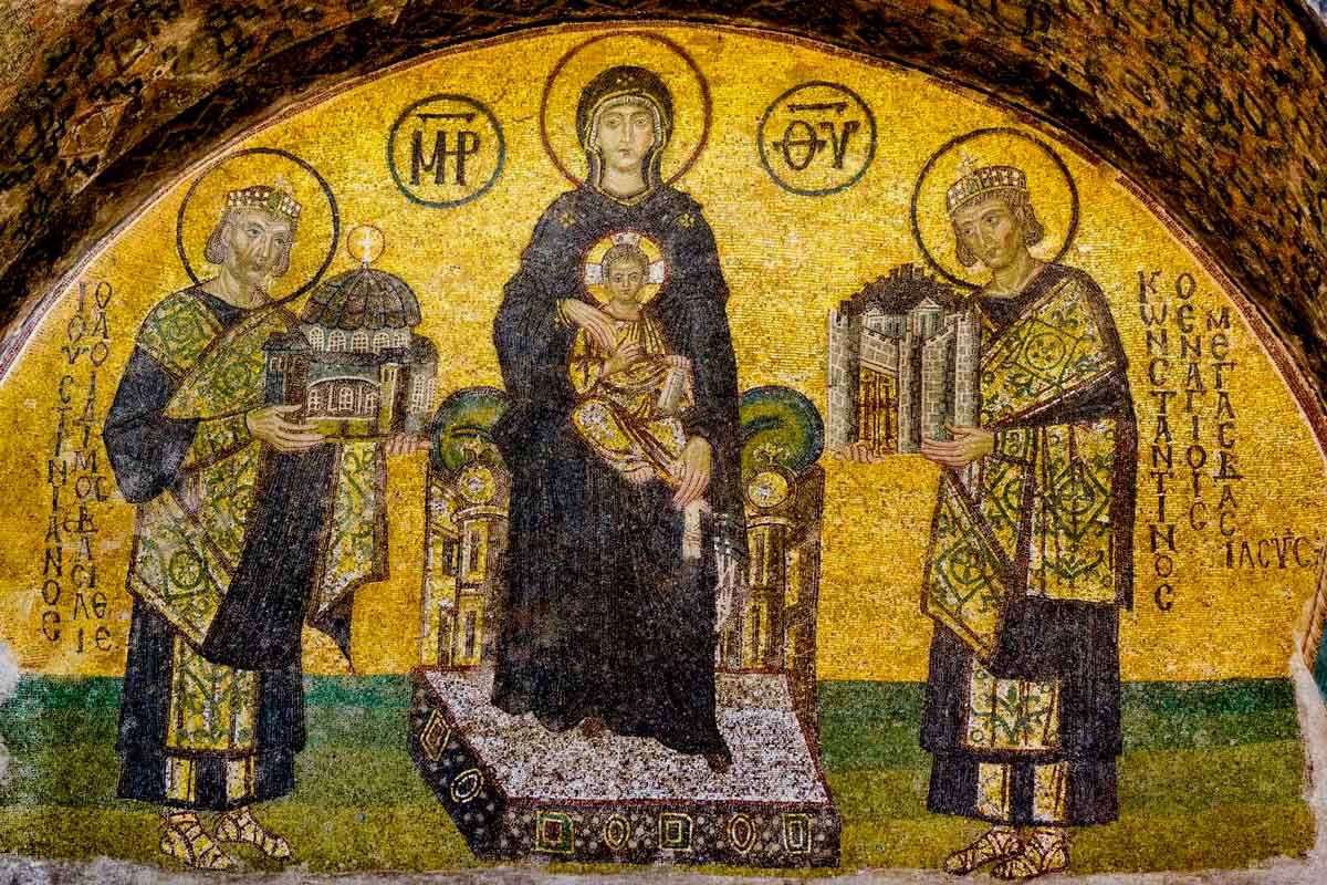 vestibule mosaic hagia sophia