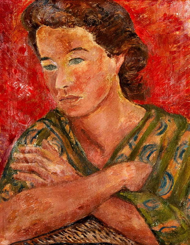 portrait daphne vaughn painting