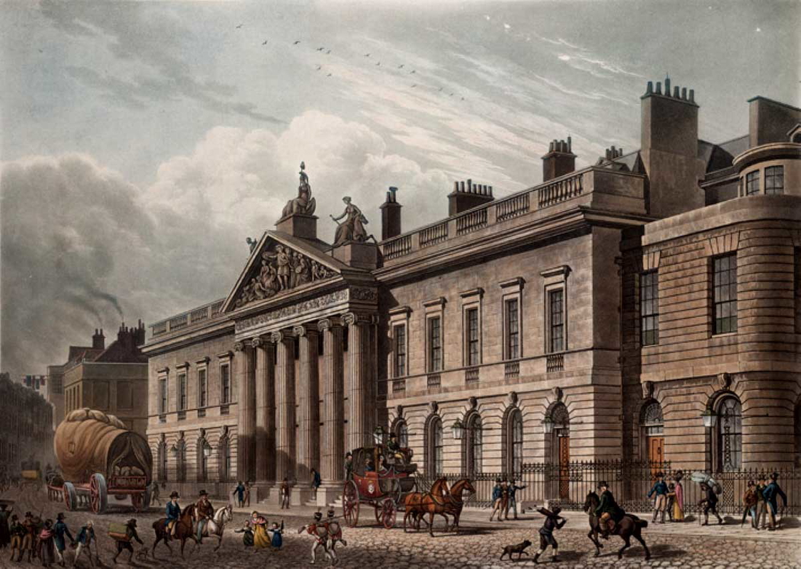 british east india company house headquarters leadenhallstreet 1817