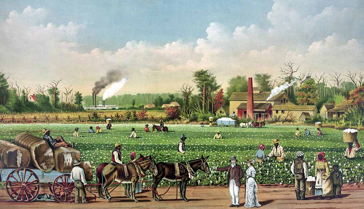 cotton plantation mississippi antebellum south