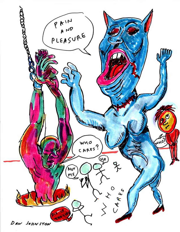 daniel johnston pain and pleasure drawing