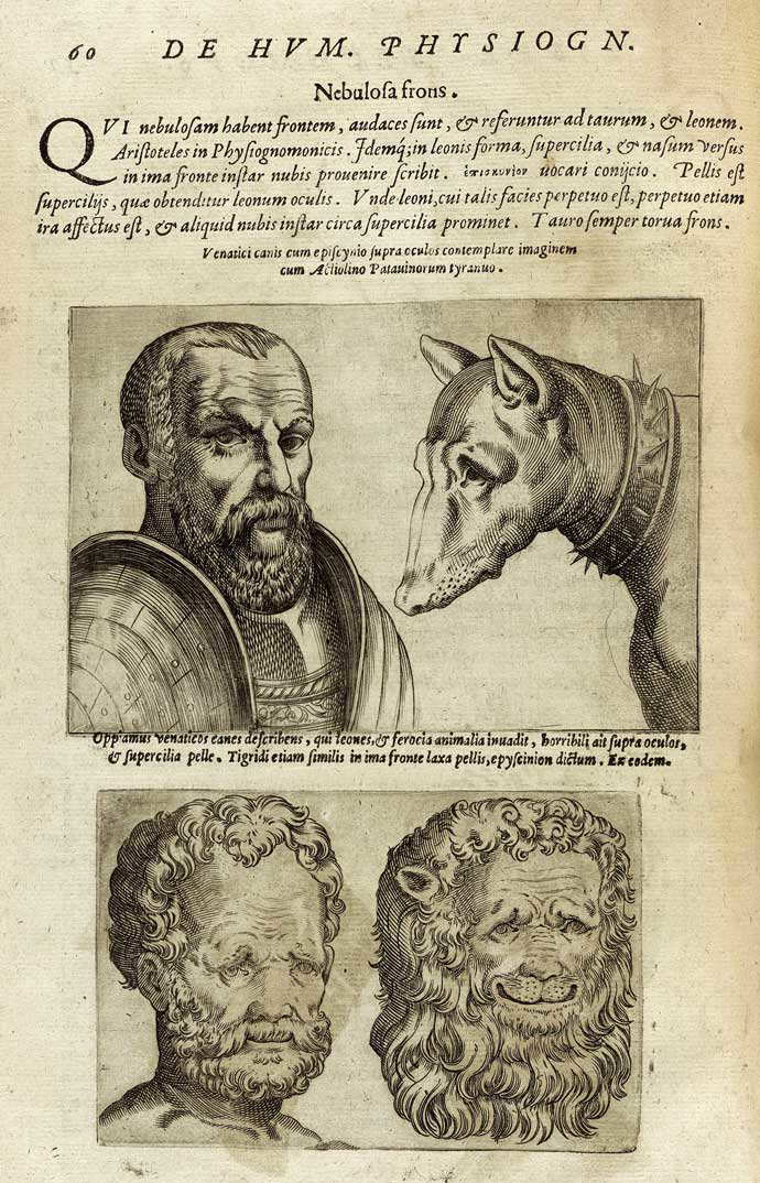 della porta physiognomonia print 1586