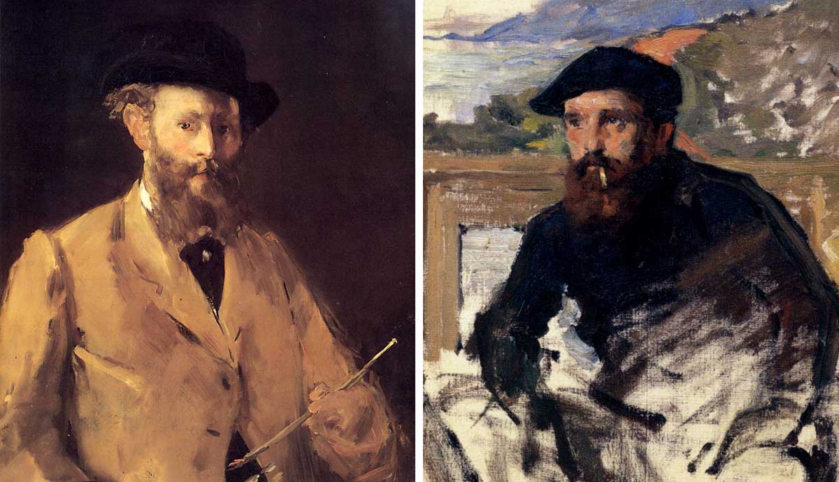 differences between manet and monet paintings