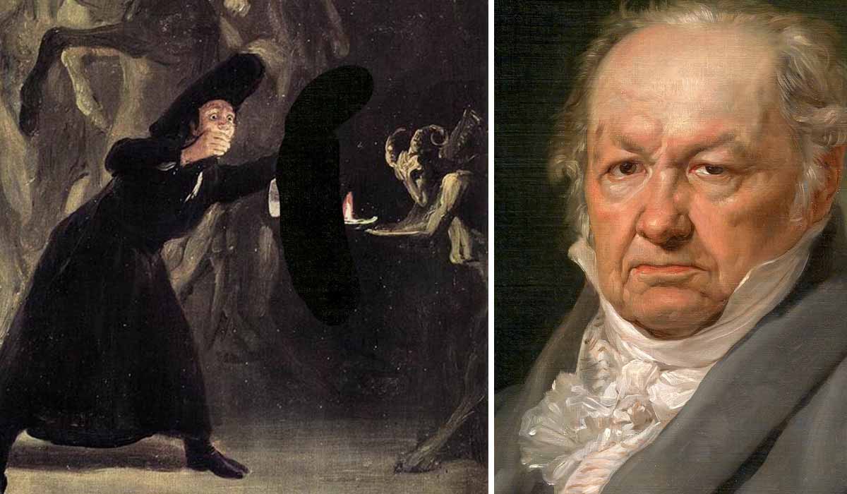 francisco goya black paintings bewitched man self portrait