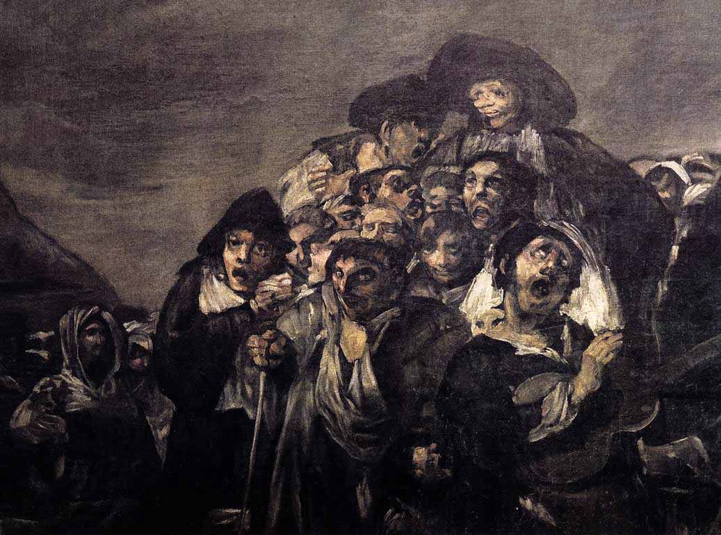 goya pilgrimage san isidro black painting