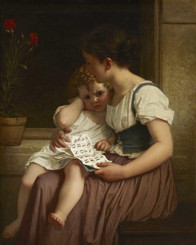 hugues merle knowledge painting