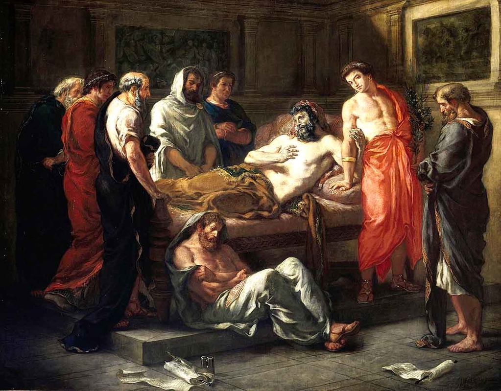 last words marcus aurelius delacroix