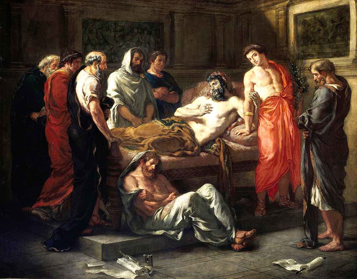 last words marcus aurelius delacroix
