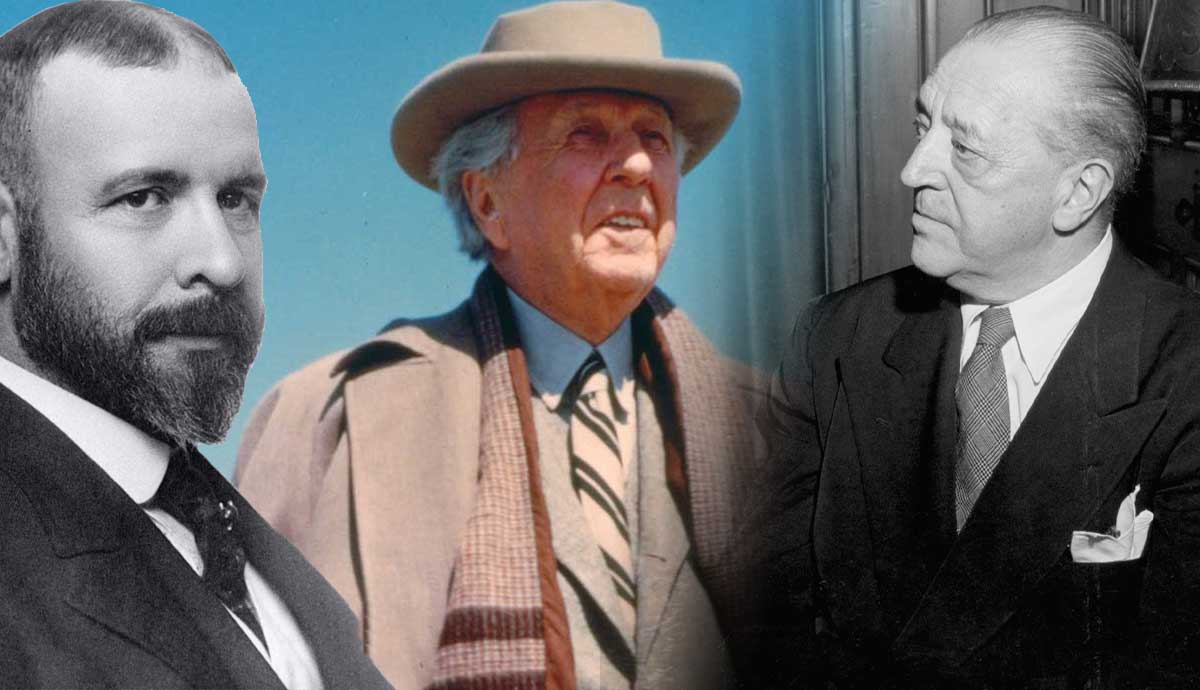 louis sullivan frank lloyd wright mies der rohe modern architect