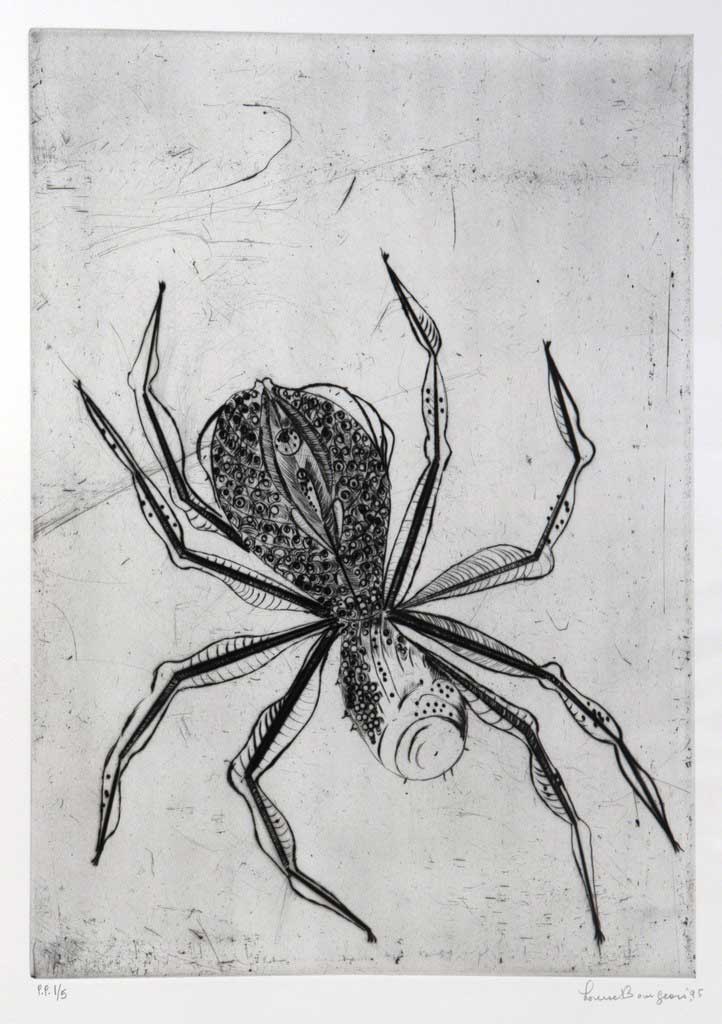 louise bourgeois drawing print spider