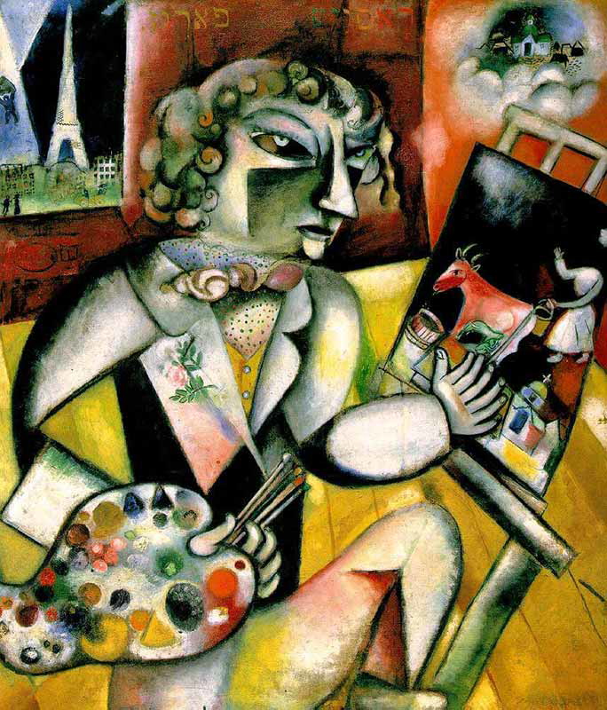 marc chagall's best-known artworks seven fingers