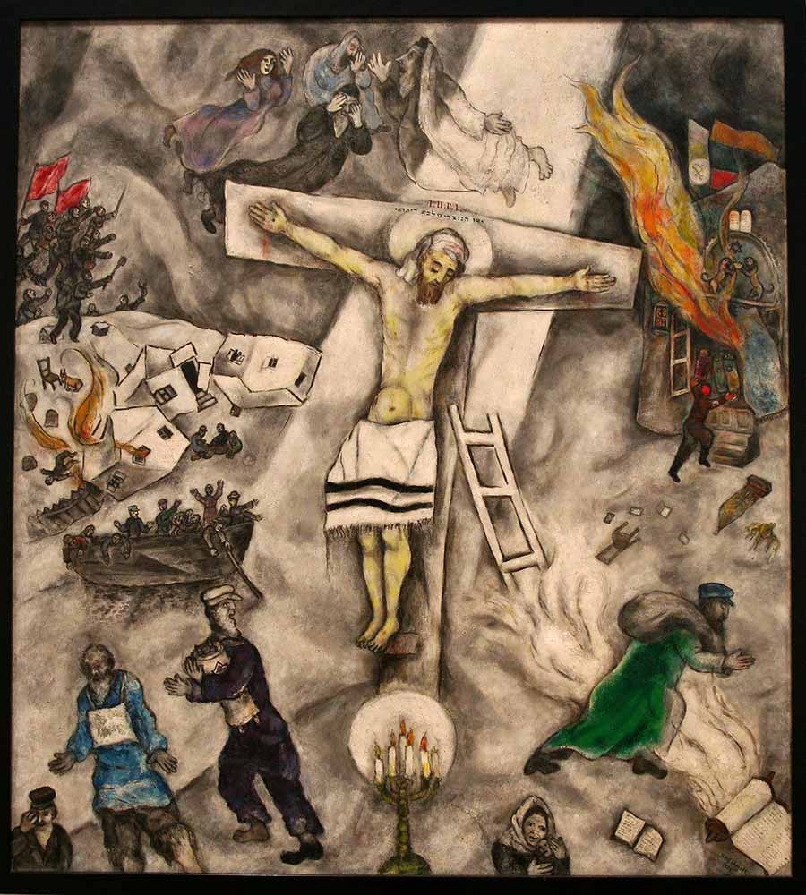 Chagall's best-known artworks white crucifixion