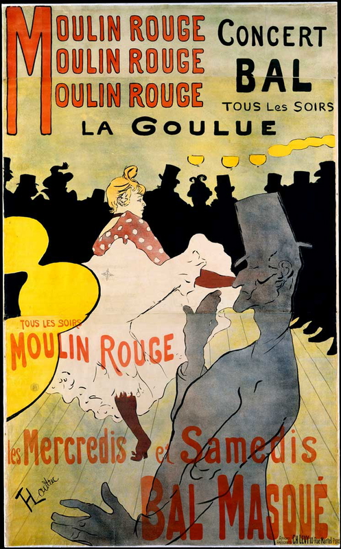 moulin rouge henri de toulouse lautrec 1891 poster
