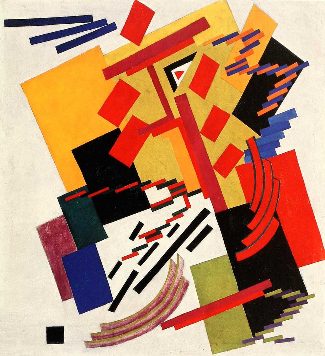 olga rozanova non-objective composition suprematism painting