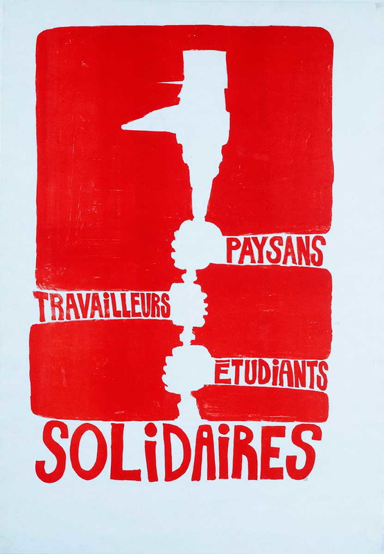 paris solidarity movement 1968 photo