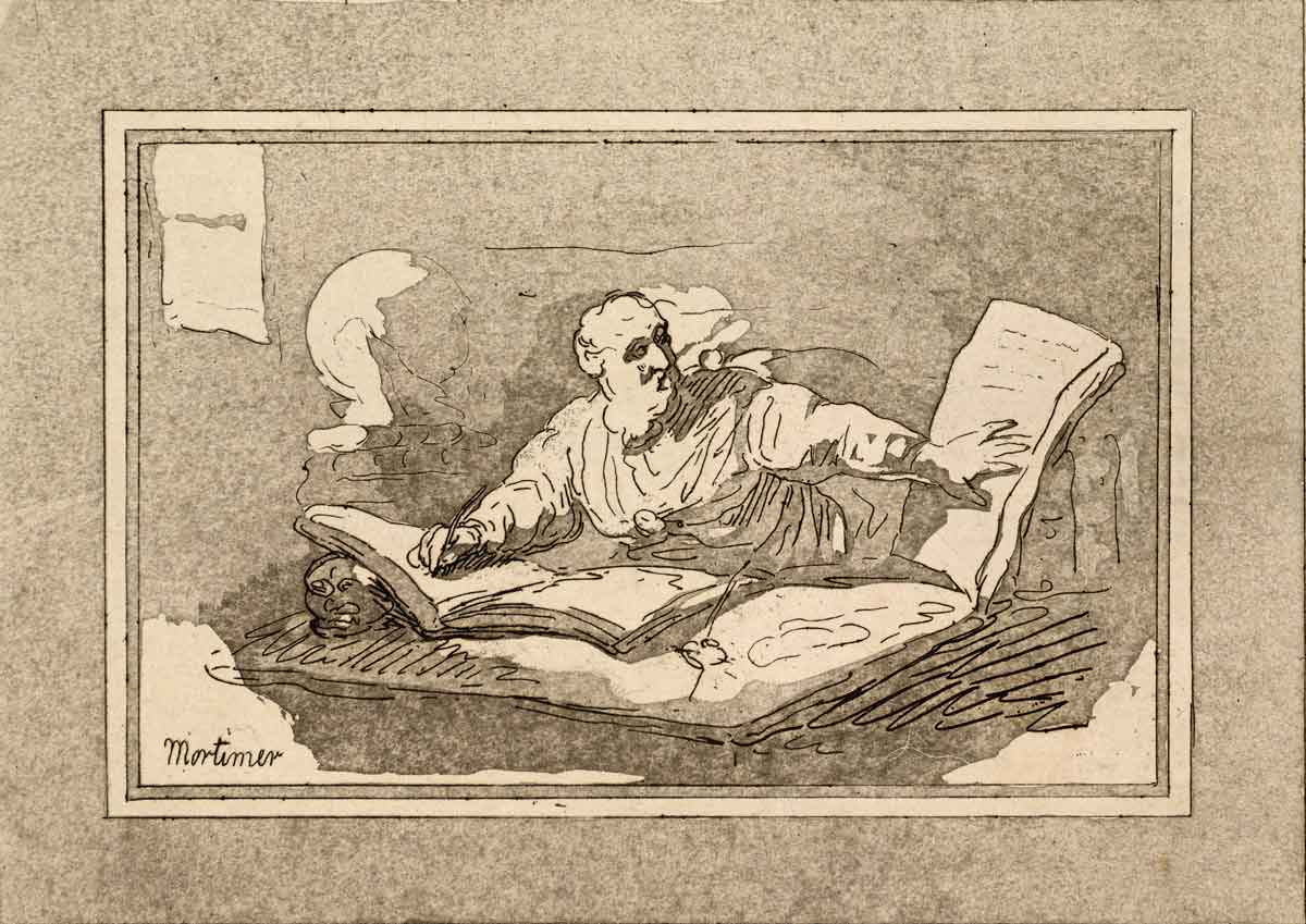 philosopher reading rowlandson