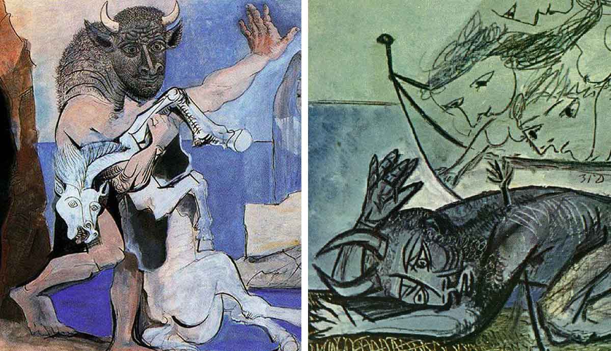 picasso and the minotaur